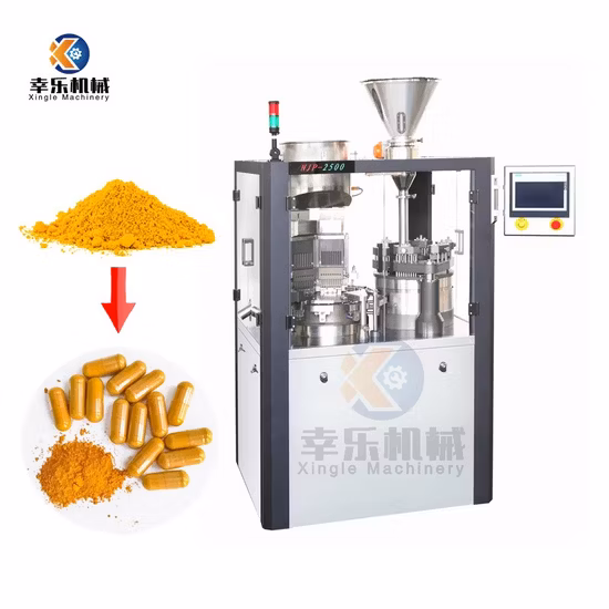 공장 공급 고정밀 전자동 비타민 펠릿 파우더 알약 캡슐 충전기 약국용 경질 젤라틴 캡슐 충전기