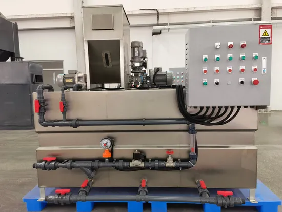 Machine Dose Sewage Treatment System Sludge Screw Dehydrator Matching Equipment 
