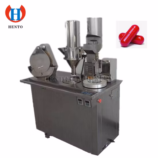 완전 분말 과립 펠릿용 자동 빈 경질 젤라틴 캡슐 캡슐화 충전기