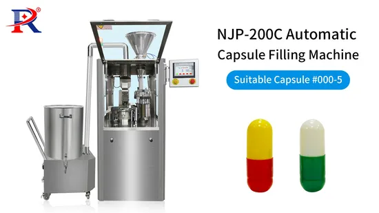 Fully Automatic Small Pill Filler Powder Capsule Filling Machine 