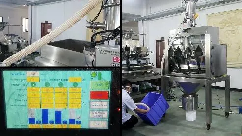 반자동 저가 전자동 1kg 2kg 쌀가루 포장기 진공 포장기 계량 및 포장재용